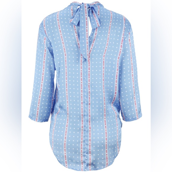 Sandro Chayma Printed Silk Top - Picture 5 of 6